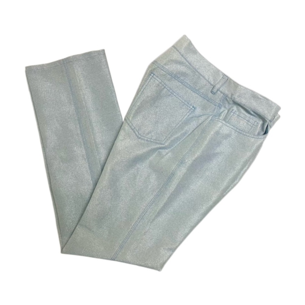 Marc Jacobs Straight Leg Metallic Pant